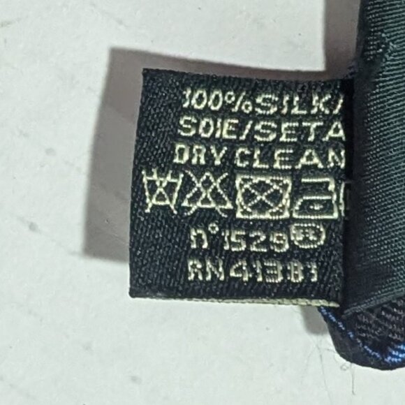 Ralph Lauren Black & Blue Check Silk Tie 100% Silk NWT Classic Designer Neck - Picture 4 of 6